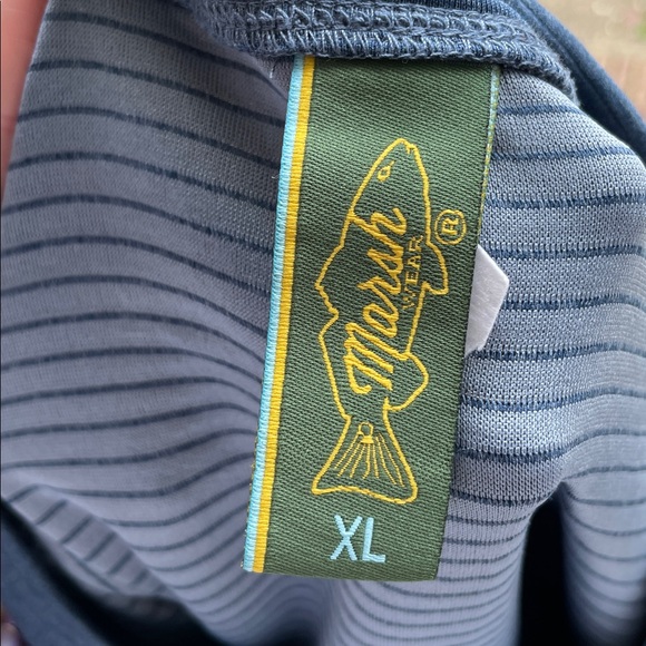 Men's Marsh Wear Sullivan Tech Crew Blue Size XL - Picture 9 of 10